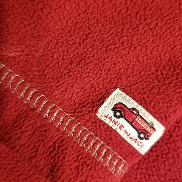 2005 guc Janie and Jack 4T fleece dalmation firetruck pull-over WARM FOR WINTER! - Picture 5 of 12